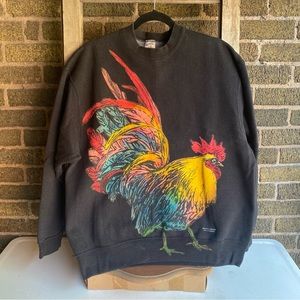 Vintage Crew with Rooster